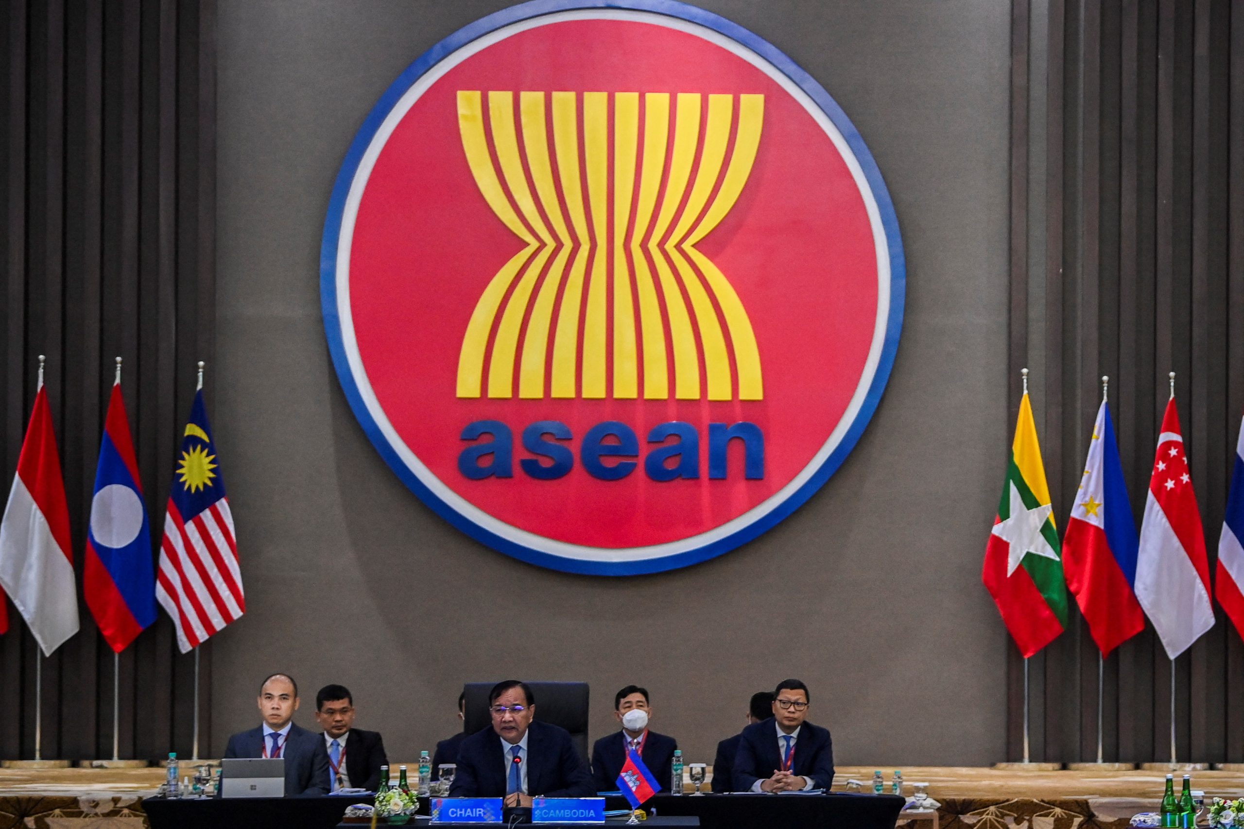 Southeast Asian ministers arrive for a special Myanmar meeting in Jakarta